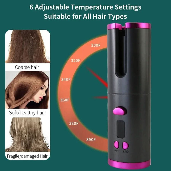 BowLift | Cordless curling iron for shiny &amp; healthy curls