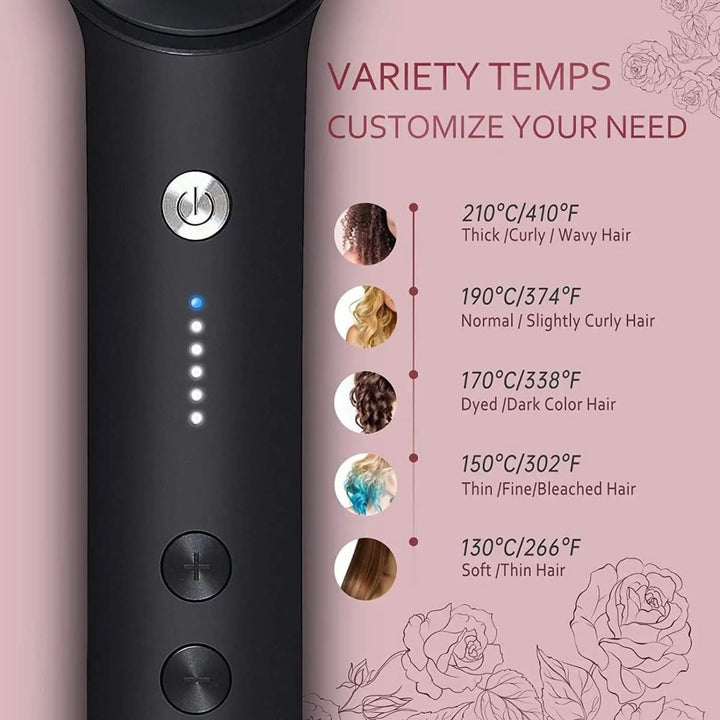 BowLift | hair straightener with ceramic brush for fast &amp; healthy styling