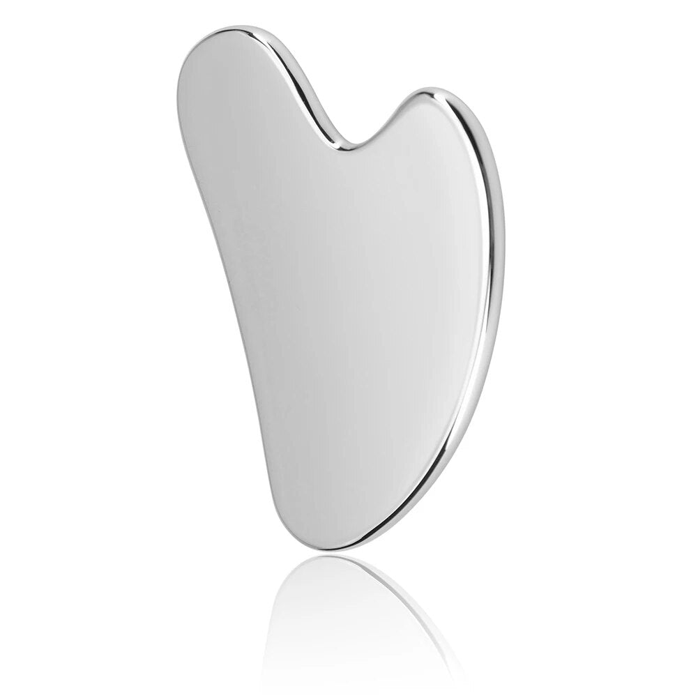 BowLift | Silver Sculpt - Goodbye tensions - Erased wrinkles - Stainless steel Gua Sha