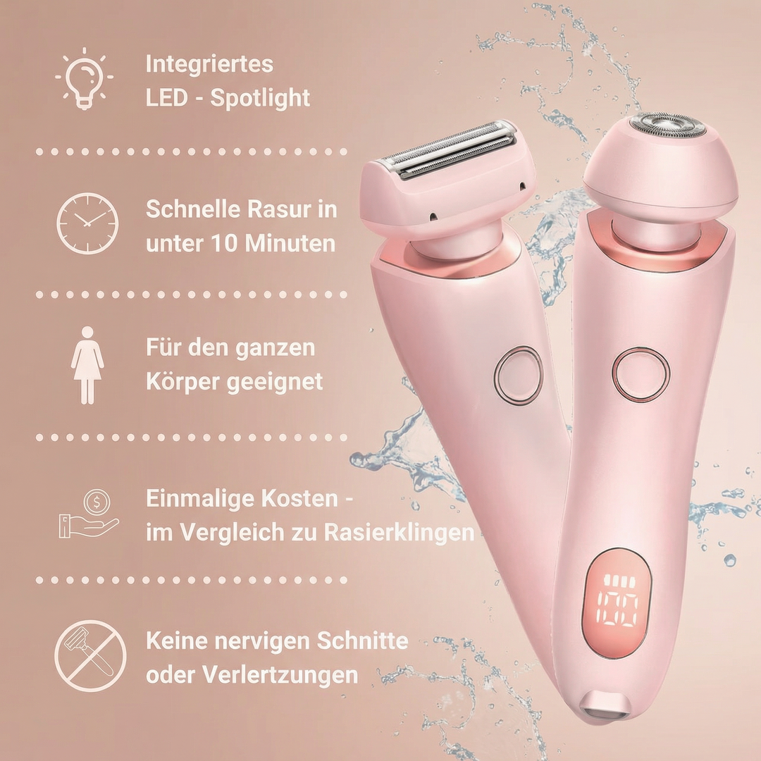Electric Shaver for Women - Cordless Body Hair Removal