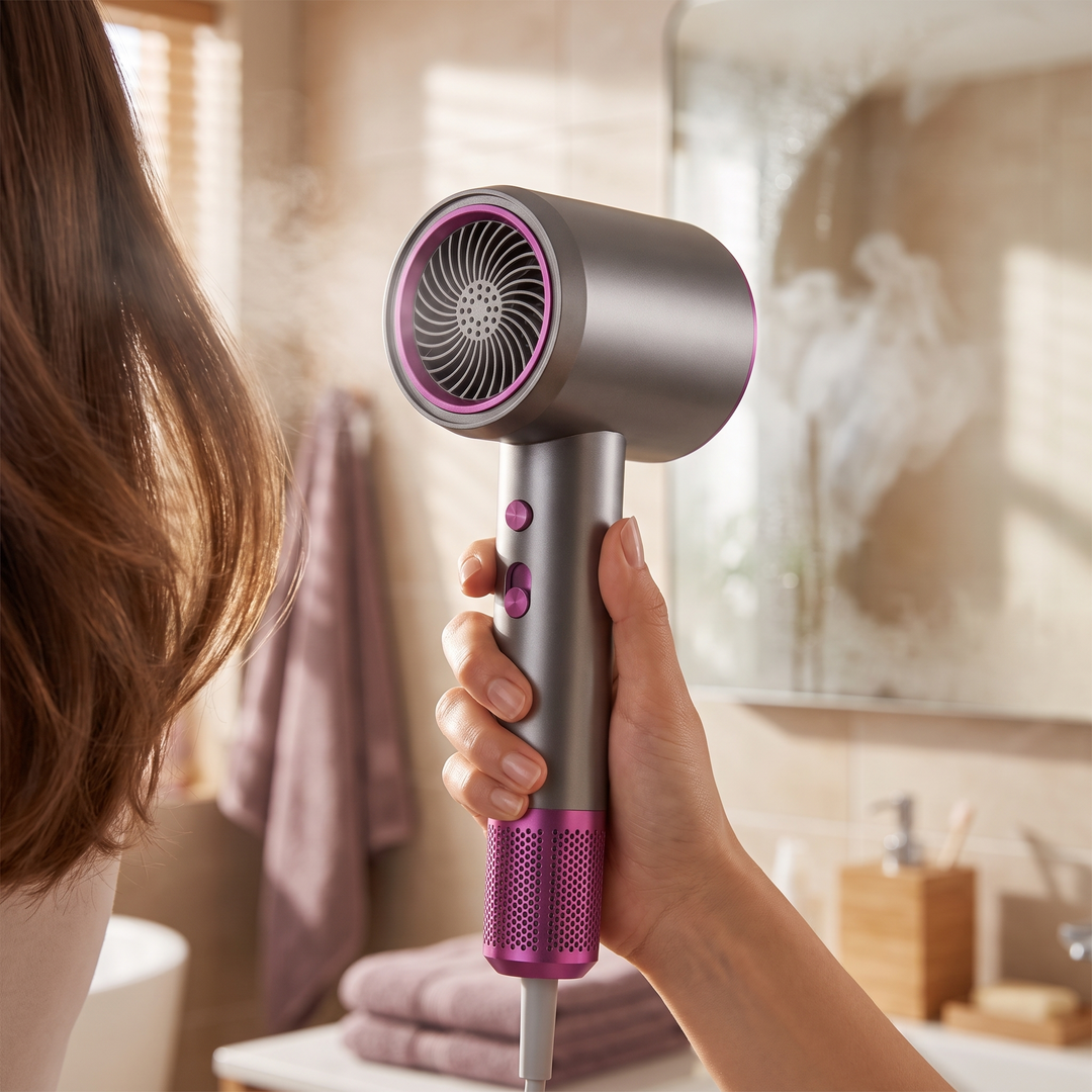 Vesta | Ionic Blow Dryer, Negative Ion Hair Dryer with Concentrator and Diffuser for Fast Frizz Free Drying