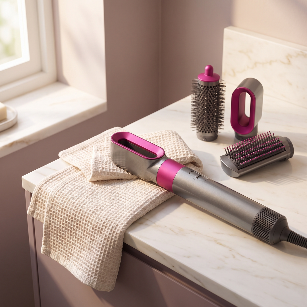 Elara | Ionic 5 in 1 Air Styler, Dryer Brush and Air Wrap Set for Curling, Volumising and Smoothing