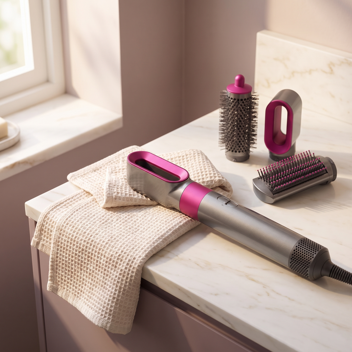 Elara | Ionic 5 in 1 Air Styler, Dryer Brush and Air Wrap Set for Curling, Volumising and Smoothing