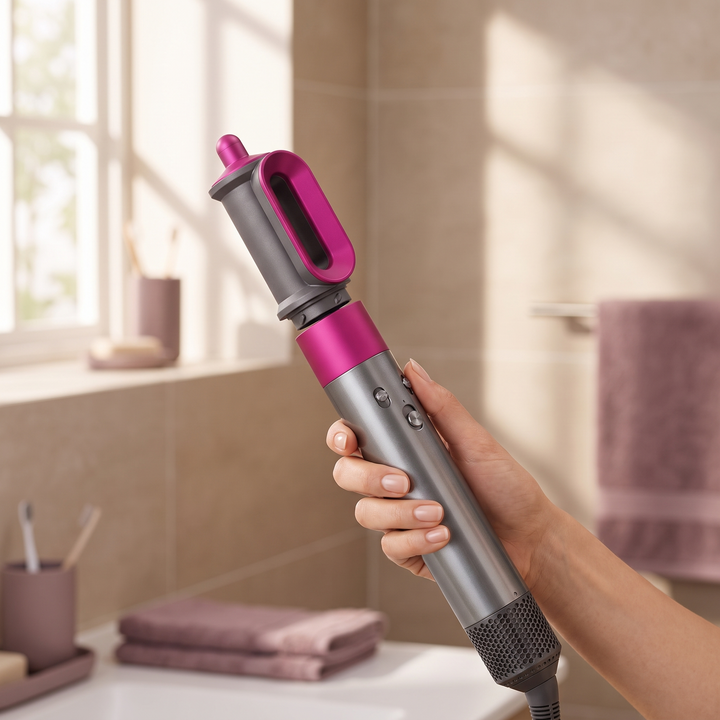 Elara | Ionic 5 in 1 Air Styler, Dryer Brush and Air Wrap Set for Curling, Volumising and Smoothing