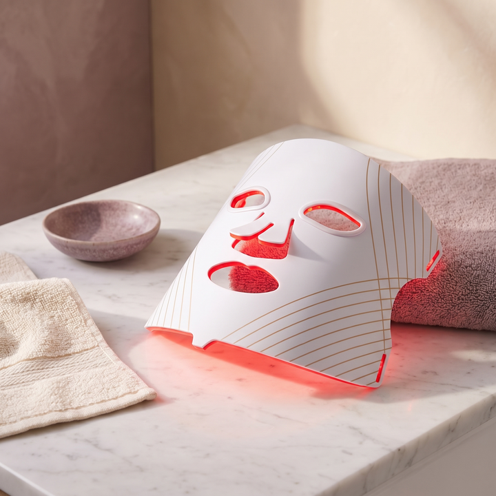 Lyra | LED Red Light Therapy Face Mask, Hands Free Rechargeable Facial Device for At Home Skincare Routines