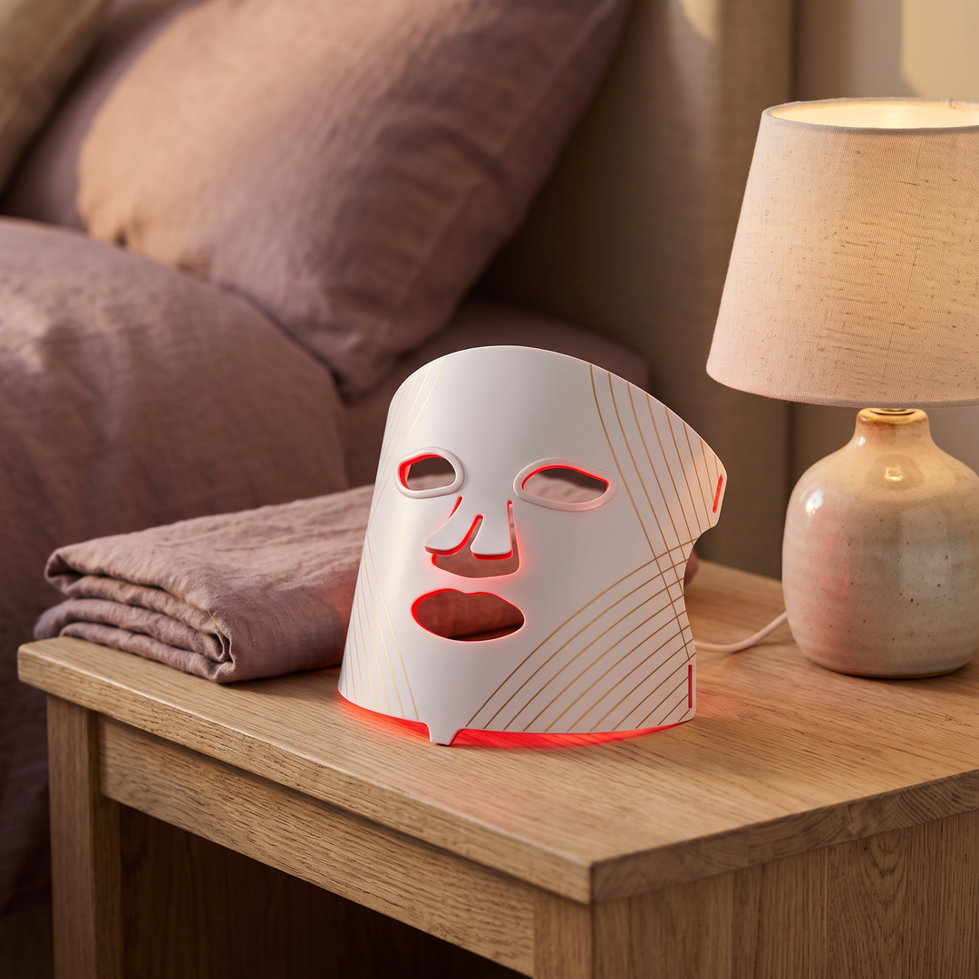 Lyra | LED Red Light Therapy Face Mask, Hands Free Rechargeable Facial Device for At Home Skincare Routines