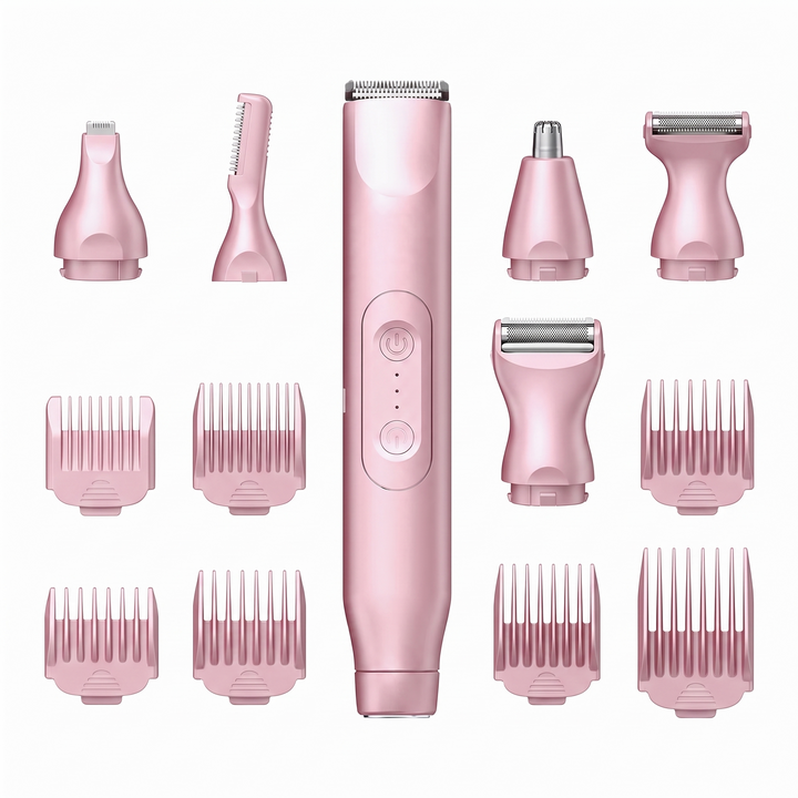 Vella | 3 in 1 Electric Grooming Trimmer, Rechargeable Painless Razor for Face, Brows, Bikini Line and Nose