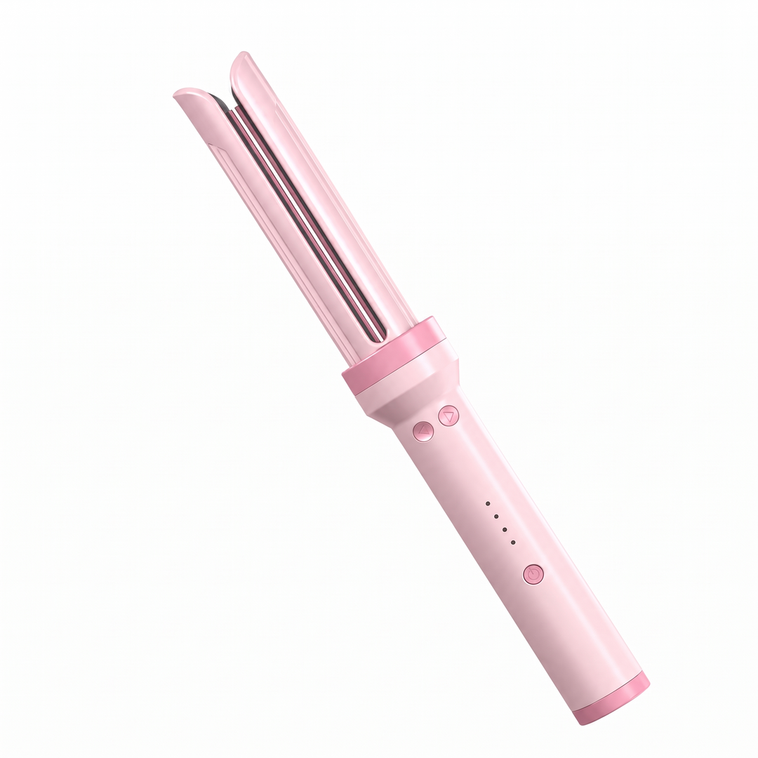 Cielo Cool Air 3 in 1 Automatic Curling Iron Rotating Anti Tangle Ionic Hair Styler for Curls Waves and Straight Hair