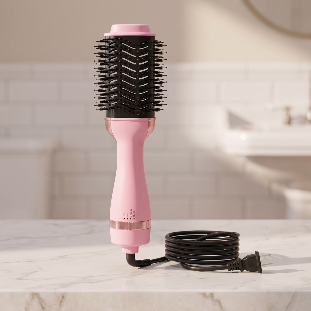 Talia 4 in 1 Ionic Hot Air Styling Brush Ceramic Titanium Blow Dryer Brush for Frizz Free Volume and Salon Blowouts