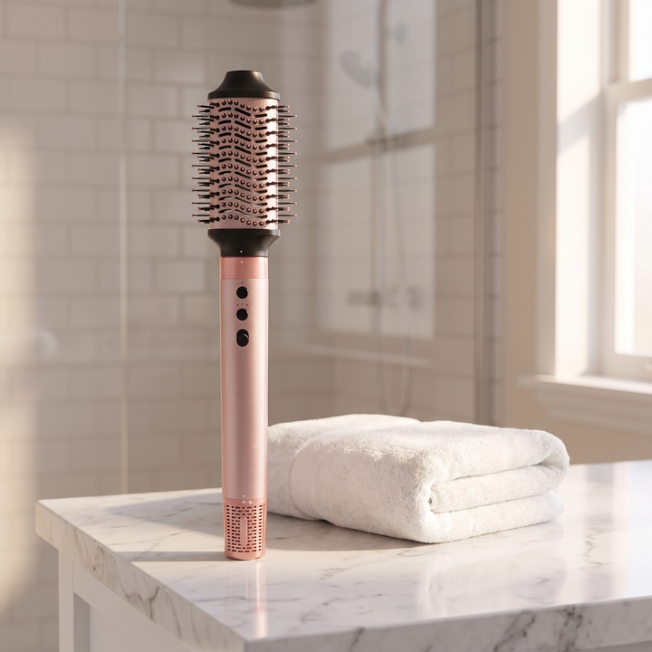Juno 5 in 1 Air Styler Low Heat Ionic Hair Styling System with Storage Case for color Treated and Fine Hair