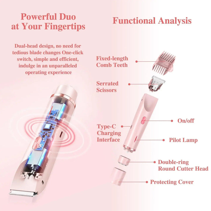 BowLift | Electric Trimmer Waterproof Rechargeable Bikini Shaver