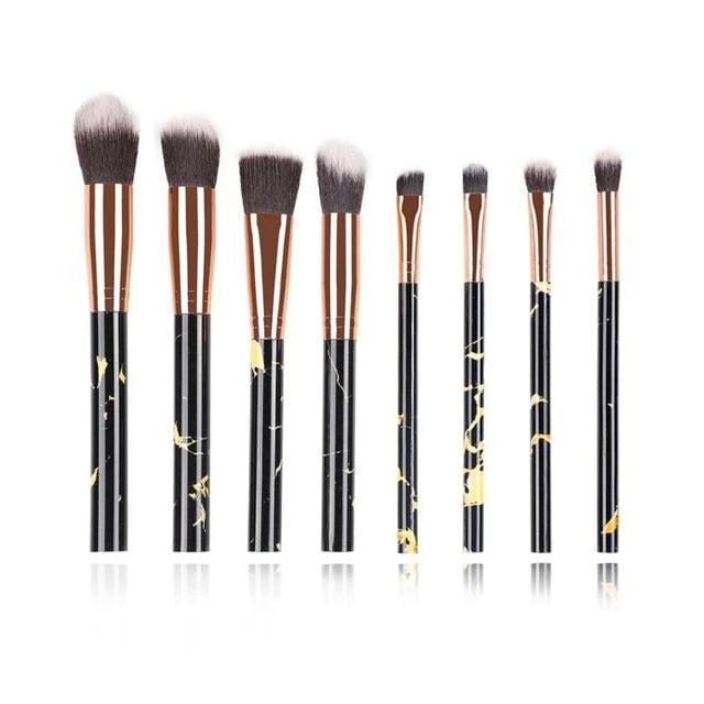 Fotina - Marble Pattern Professional Make-Up Brushes | Bowlift