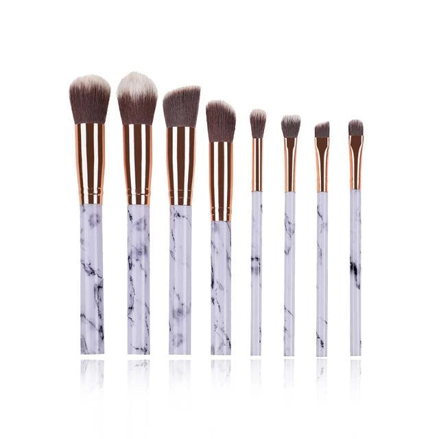 Fotina - Marble Pattern Professional Make-Up Brushes | Bowlift