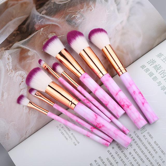 Fotina - Marble Pattern Professional Make-Up Brushes | Bowlift