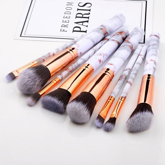 Fotina - Marble Pattern Professional Make-Up Brushes | Bowlift